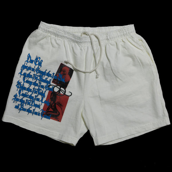 STRENGTH LOVE COURAGE WISDOM COMFORT LOVE PEACE SHORTS