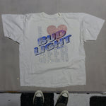 I LOVE BEER BUDLIGHT FADED